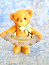 Cherished Teddies Figurine "Millennium" Avon 2000 Bear - NIB