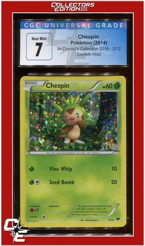 Chespin graded CGC 7 for sale on eBay