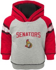 NHL Ottawa Senators Legacy Collection Infant Toddler Classic Stripe Hoodie 