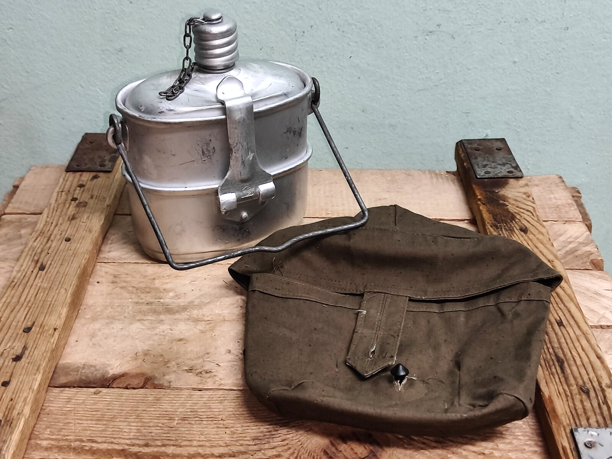 USSR Soviet VDV Paratrooper Canteen Mess Kit Airborne Water Flask