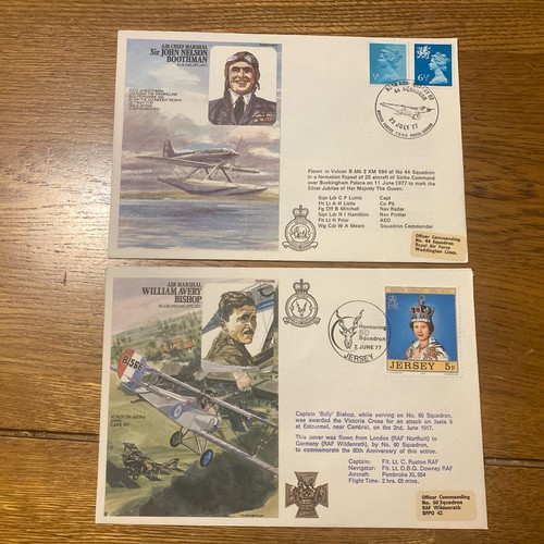 GB 1976-1978 Selection of Nine RAF RAFM HA Series Flown Covers: SHSs/Cachets (2) - Picture 8 of 11