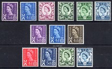 1958-70 Scotland SG S1-S13 Set of 13 Pre-Decimal Definitives Unmounted Mint MNH