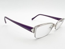 Prada VPR 53N Eyeglasses FRAMES 1BC-1O1 Purple 53 17-140 Silver G357