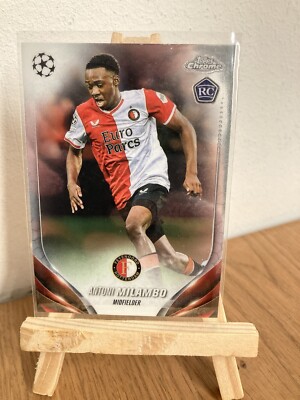 2023-24 Topps Chrome UEFA UCC - Feyenoord Rotterdam - Antoni Milambo RC