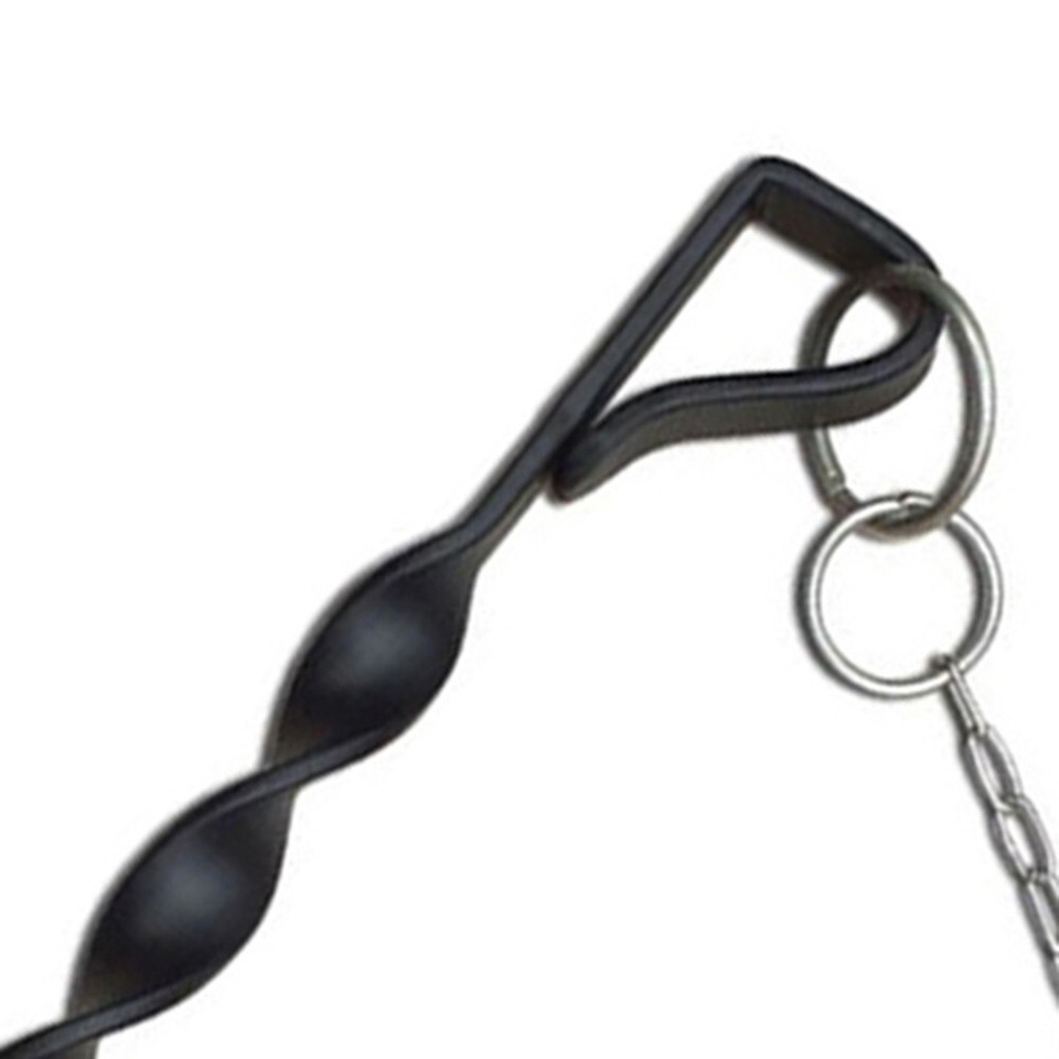 Iron Rain Chain Ground Anchor with a Flat Hammer into the Ground Easily