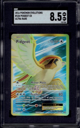 Pidgeot-EX graded PSA 8.5 for sale on eBay