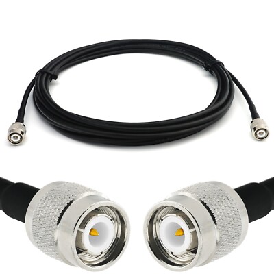 TNC Stecker auf TNC Stecker Koaxial Antennenkabel 50ohm RG58 für CB Funk WIFI