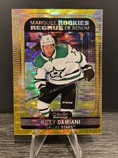 2021-22 OPC Platinum Seismic Gold Marquee Rookies Riley Damiani /50 Dallas Stars