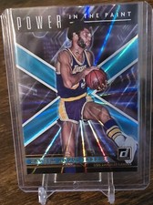 2020-2021 Panini Donruss Kareem Abdul-Jabbar Power in the Paint Holo Teal Laser