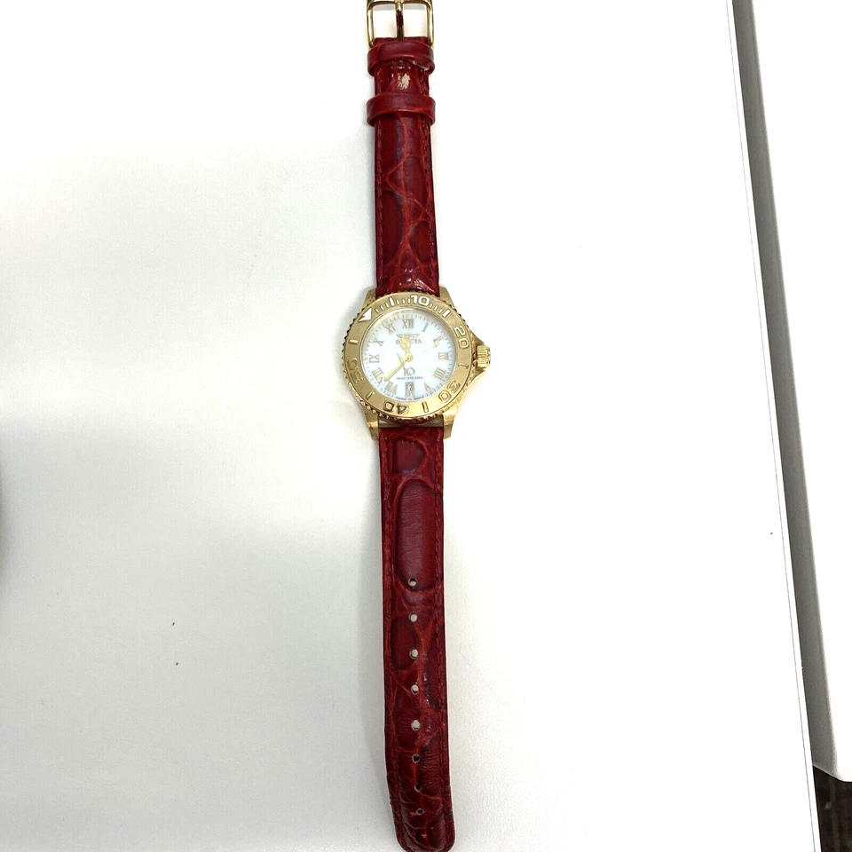 INVICTA LADYS WATCH MOTHER OF PEARL WRISTWATCH SWISS MOVT WILDFLOWER 100m RES - Image 2 of 4