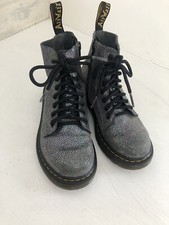 Dr Martens Girls Holographic pascal Boots 13 sparkle Fairy Whimsygoth black