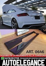 0646 MINIGONNE ADATTE PER AUDI TT 8J 2009-2014 LOOK RS GREZZE