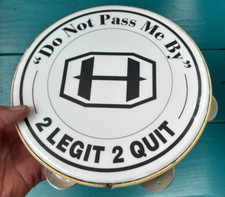 RAPPER MC HAMMER 1991 REMO 8 1/4" TAMBURIN PASS ME NOT PASS BY 2 LEGIT TO QUIT