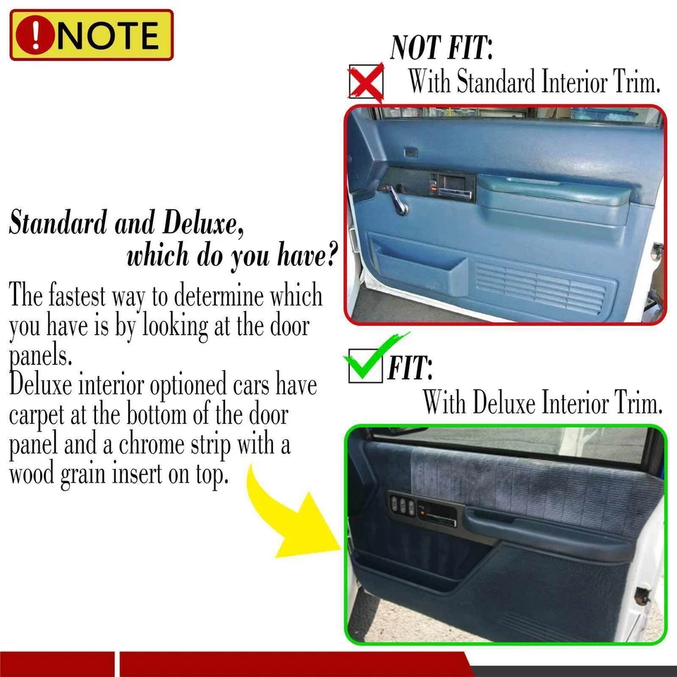 2Pcs Front LH RH Door Armrest Blue for 1990-94 Chevrolet GMC C/K 1500 2500 3500 Foto 3 de 4