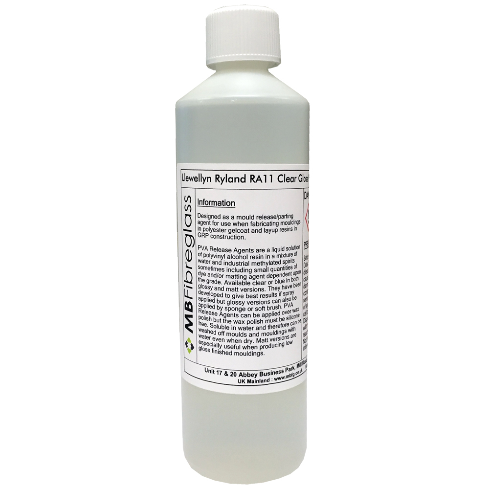 Polycraft RA11 (Llewellyn Ryland) PVA Clear Gloss Release Agent - 500ml