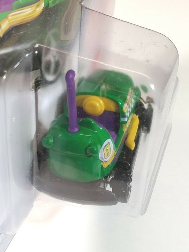2014 Hot Wheels Bump Around Green Bumper Cars 166/250 - Picture 6 of 6
