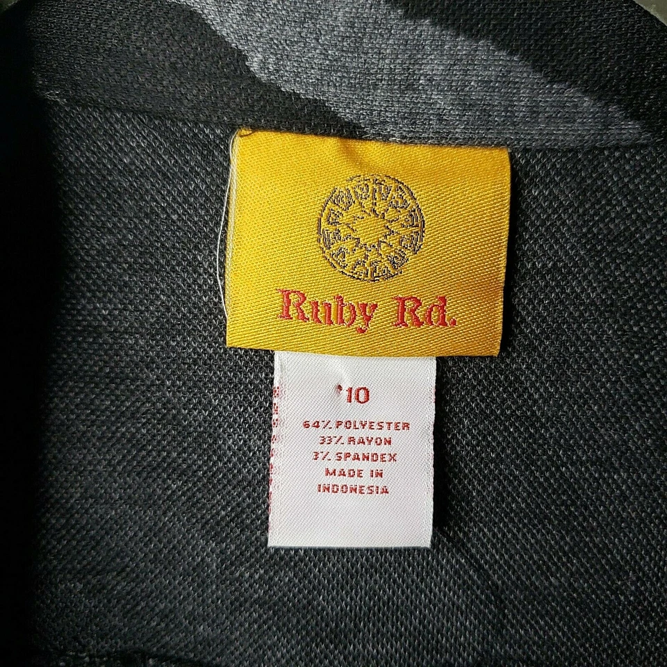 New Ruby Rd. Women's Size 10 Full Zip Sport Jacket Animal Print MSRP $64 (A5) - Image 3 of 4