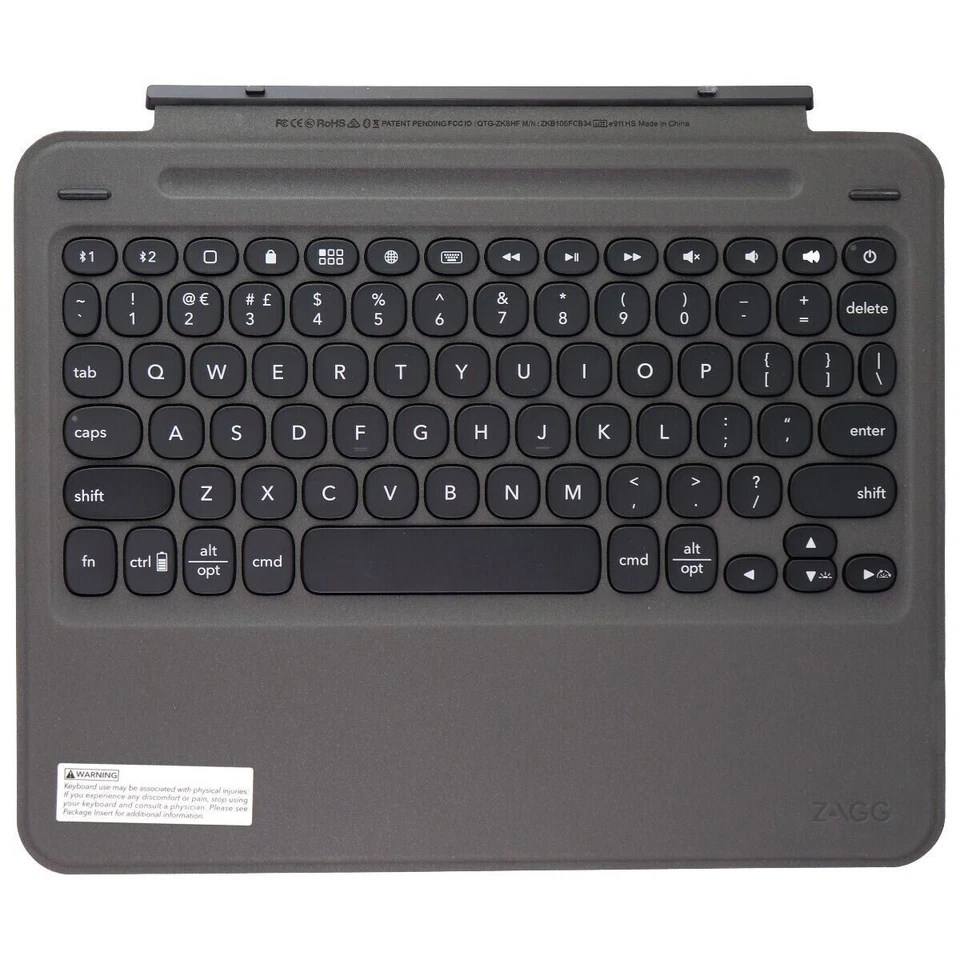 ZAGG Slim Book Go Keyboard Folio Case for iPad Pro (11-inch 1st Gen) - Black - Image 3 of 4