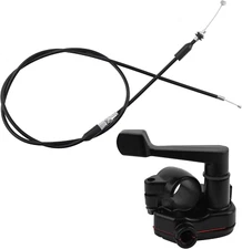 7/8'' Thumb Throttle Kit with Cable - Aluminum for 50-250cc ATV & Mini Bike