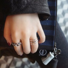 Solid 925 Sterling Silver Band Ring Statement Ring Handmade Ring All Size- SS2