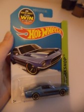 new '68 SHELBY GT500 hw workshop HOT WHEELS toy car BLUE 226/250