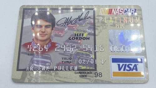 NASCAR Logo Platinum Plus Visa Jeff Gordon Style EXPIRED VOID