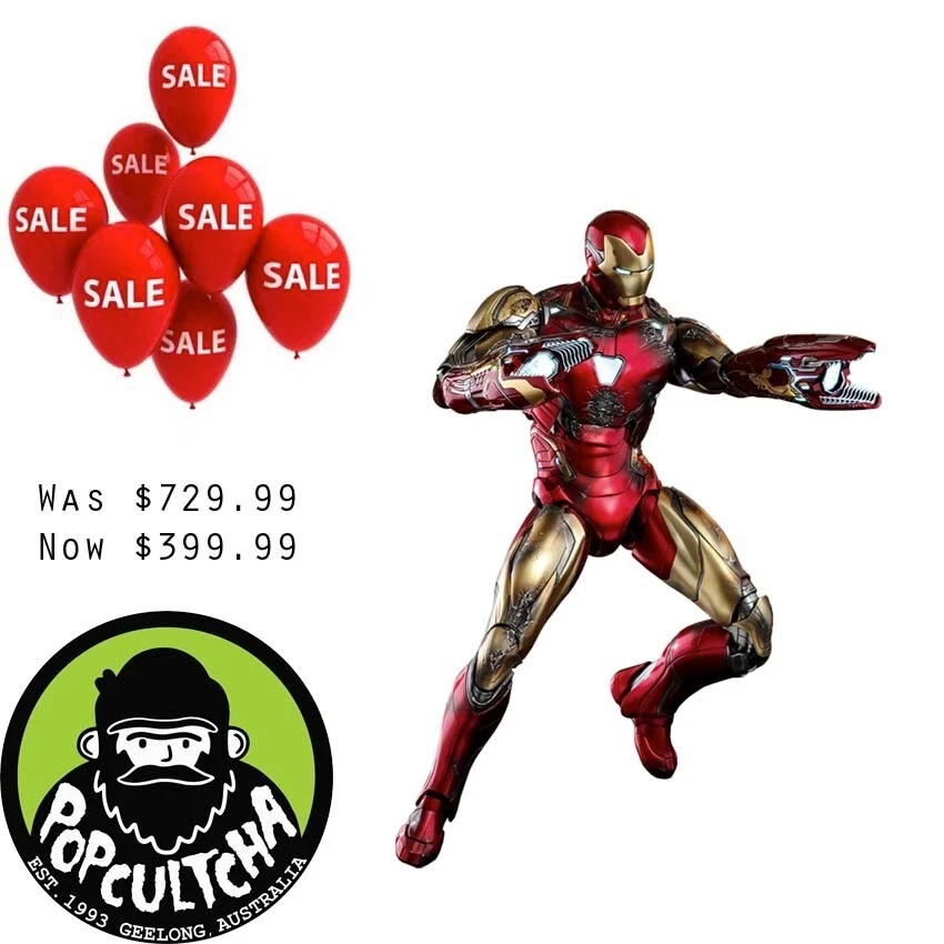 Avengers 4 - Iron Man (85) Battle Damaged 1/6th Scale Die-Cast Hot Toys Figure