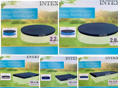 INTEX Pool Abdeckplane 244, 305, 3m, 3.9m, 4.6m Easy Pool Frame Pool