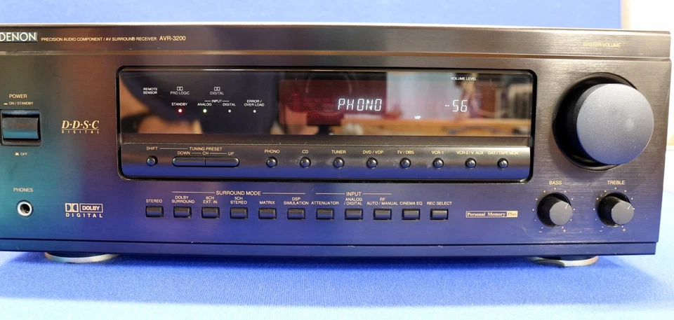Denon AVR-3200 AV Surround Receiver  w/ Dolby Digital, Phono, dvd, Tuner + - Image 2 of 4