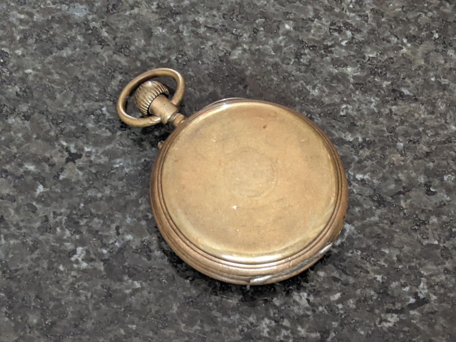 Antique Brass Cased Pocket Watch Enamel Dial Spares Or Repair eBay