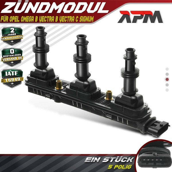 ZüNdspule FüR Opel Omega B Vectra B Vectra C Cadillac CTS 2.6 3.2 Zylinder 1,3,5-image
