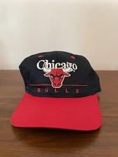 Vintage Chicago Bulls 90s NBA Snapback Cap Hat Twins Enterprise