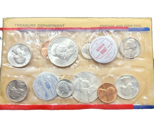 1964d US SILVER MINT SET | eBay
