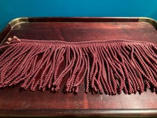 Vintage Small Fringe Wool Napoleon French trim Passementerie 18''