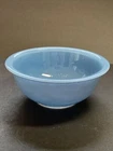 Pyrex Clear Bottom 1.5 Liter Bowl Light Blue # 323 Moody Blues Excellent