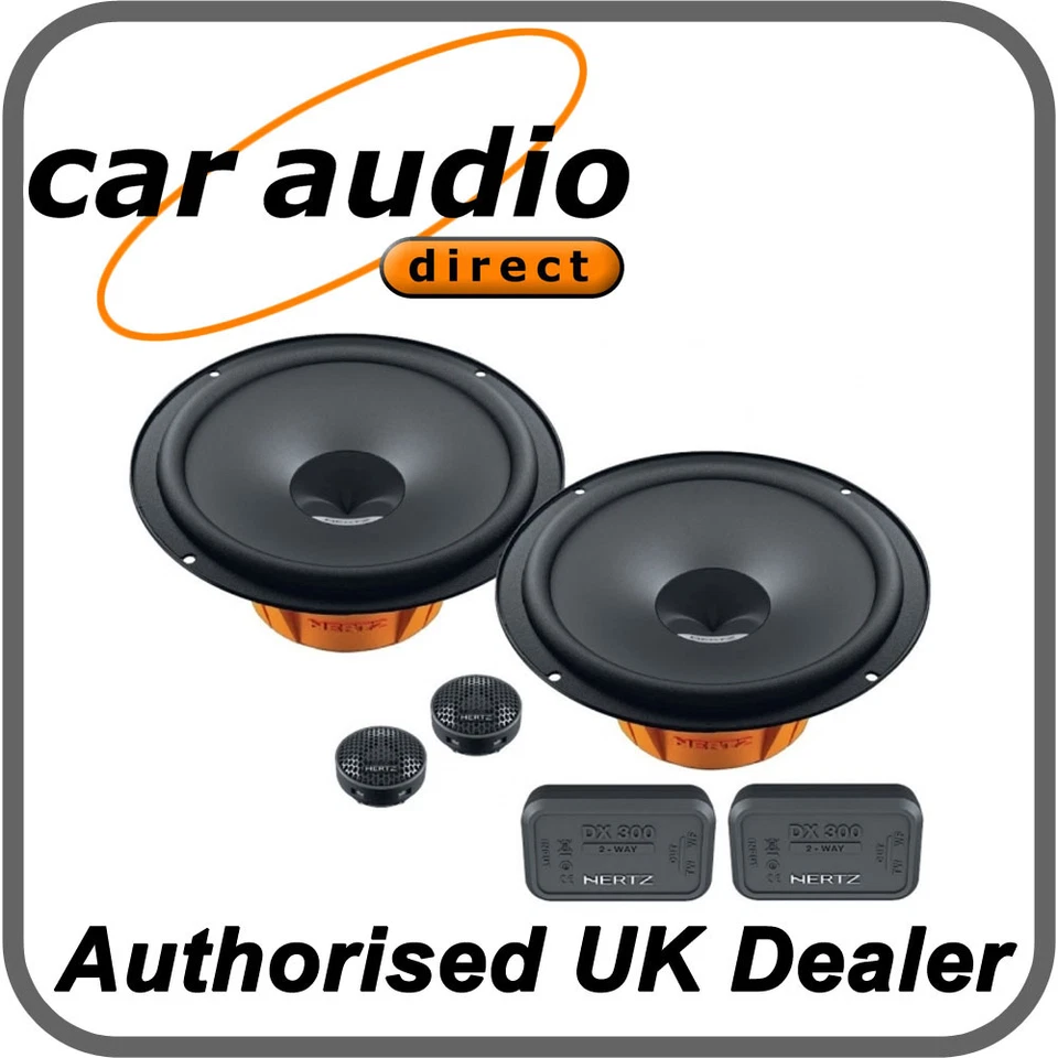 Hertz DSK165.3 6.5" 16.5cm Car Audio Component 2-Way Speakers Set 160W Tweeters - Image 2 of 2