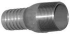 Hose Barb for 1.5" ID Hose x 1.5" MNPT Stainless King Combination Nipple SF150SS