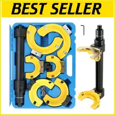 Durable 3-in-1 Coil Spring Compressor Kit for Safe BMW and Mercedes Maintenance