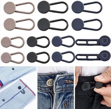 14 Pcs Button Extenders for Jeans Pants Waist Adjuster No Sewing Needed