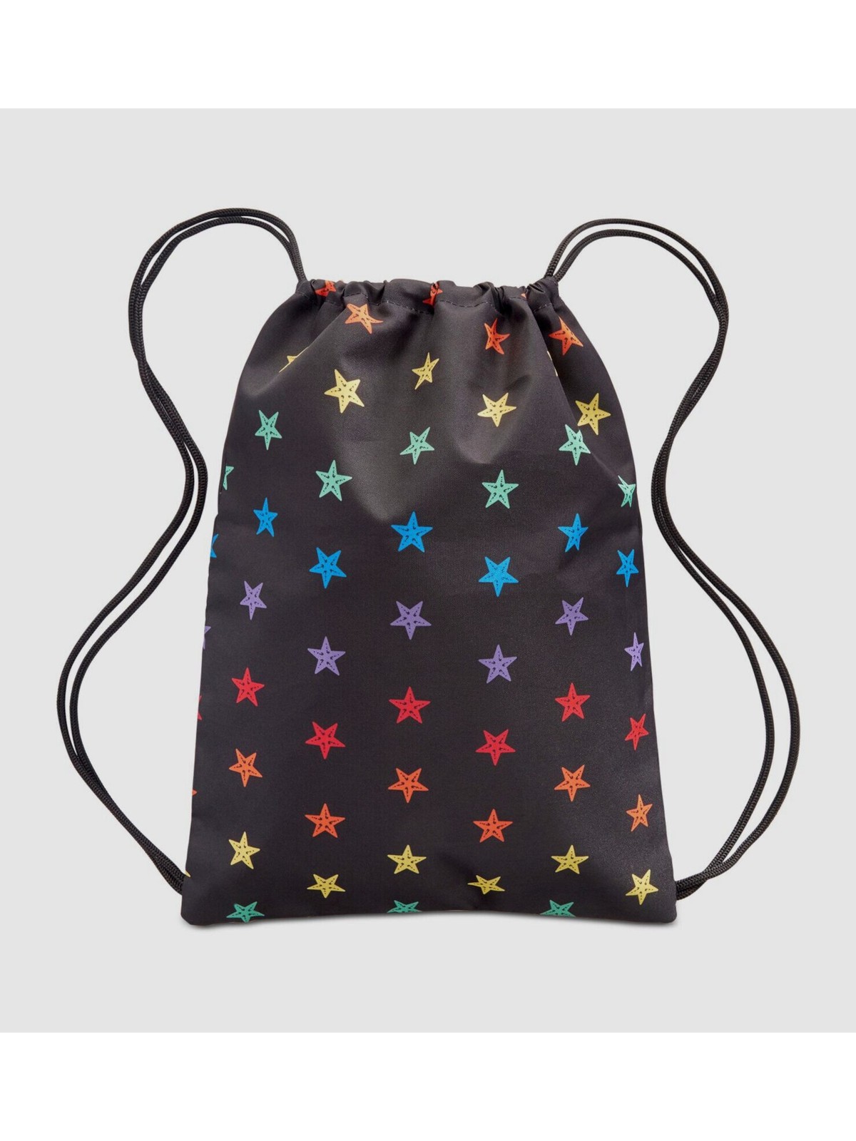 2X Мужской черный рюкзак с двойным плоским ремешком из полиэстера с принтом IST 1290₽