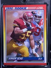 1990 SCORE #302 ROOKIE JUNIOR SEAU