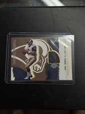 2002 Fleer Flair Franchise Favorites Kurt Warner Game Worn Jersey Relic Rams