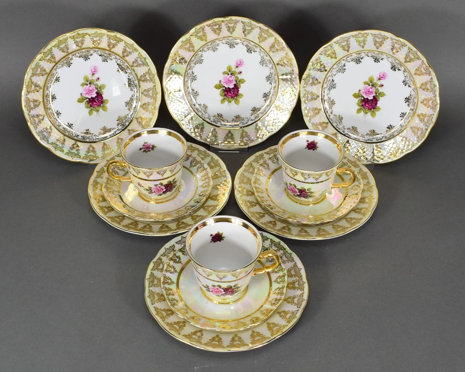 Karlsbad Konvolut Kaffeegedeck  Service coffee plate cup Teller Tasse Porzellan - Bild 3 von 4