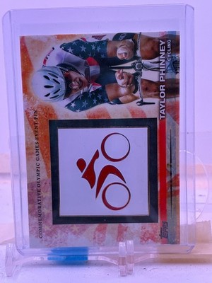2012 Topps US Olympic Team and Hopefuls Commemorative Pin #TP Taylor Phinney