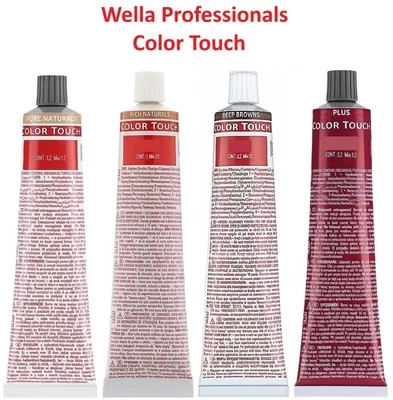 Wella Professional Color Touch Hair Color Dye Tint Tube Only - 60ml