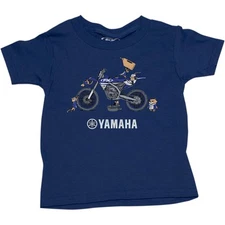 Factory Effex Yamaha Toddler Short Sleeve T-Shirt Blue