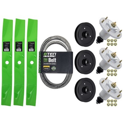 8TEN Blade Spindle Belt Kit for Exmark Lazer Z S-Series Diesel 60-Inch Deck