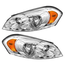 Headlight Assembly Pair Chevy Impala 06-16 Monte Carlo 06-07 25958359 25958360