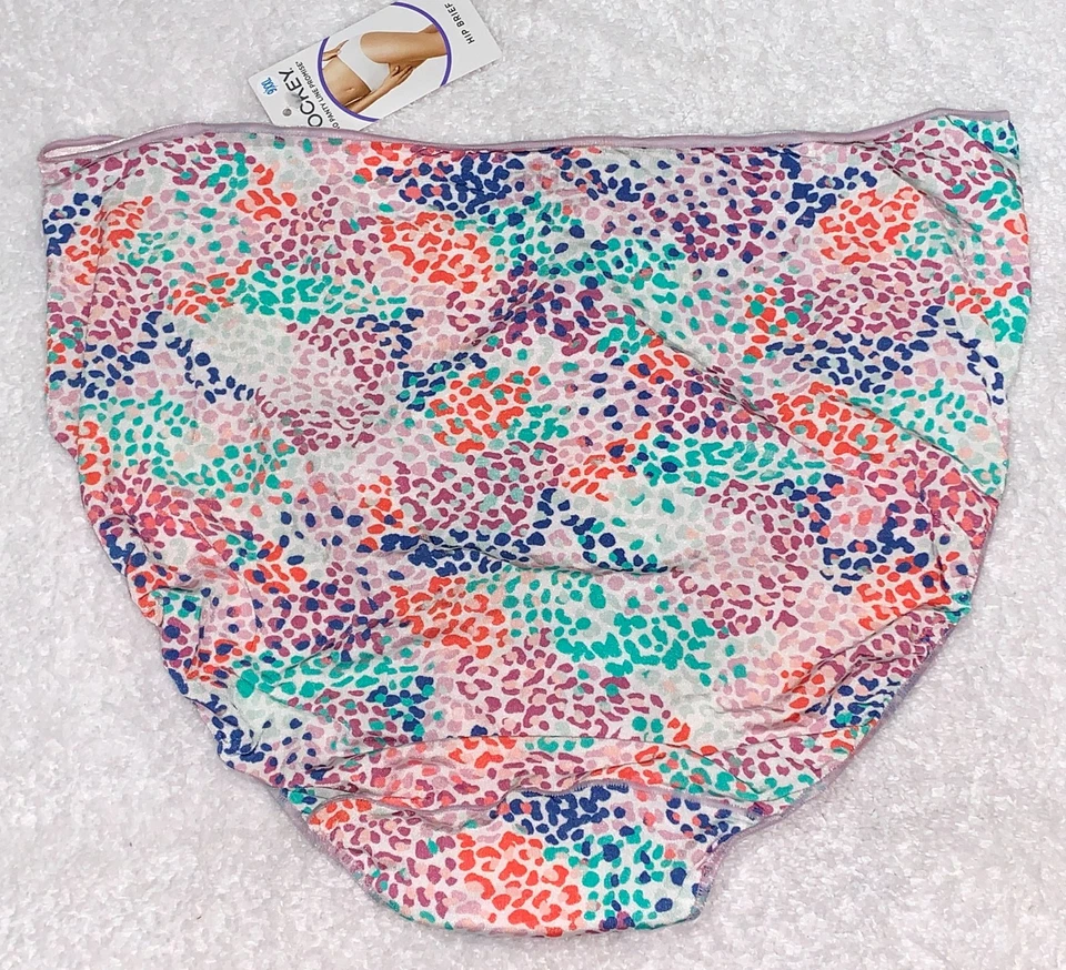 JOCKEY No Panty Line Promise Tempest Leopard Hip Brief Hipster Panty Women 2XL 9 - Image 3 of 4