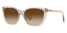 Ralph Woman Sunglasses RA5274 580213 56mm Transparent Brown - Brown Lens - NEW